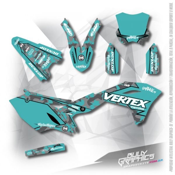 Vertex 5 KAWASAKI MX GRAPHICS