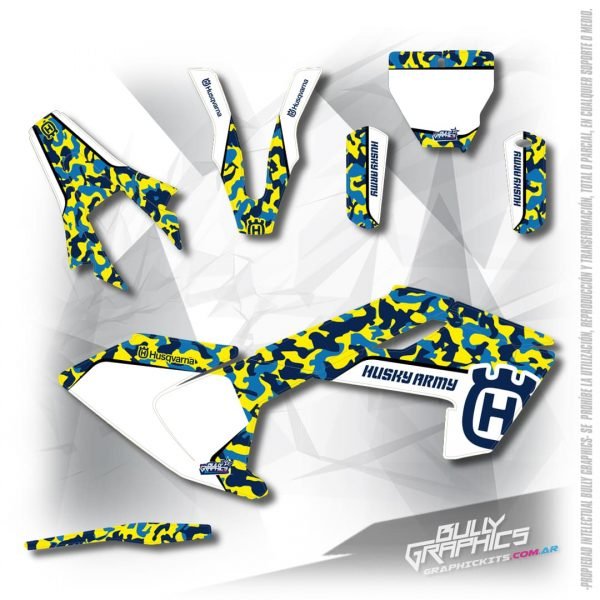 army 3 husqvarna mx graphics
