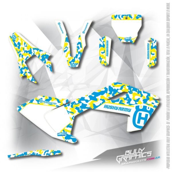 army 7 husqvarna mx graphics