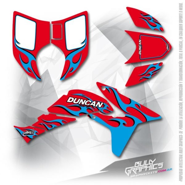 duncan 9 TRX 450 graphics