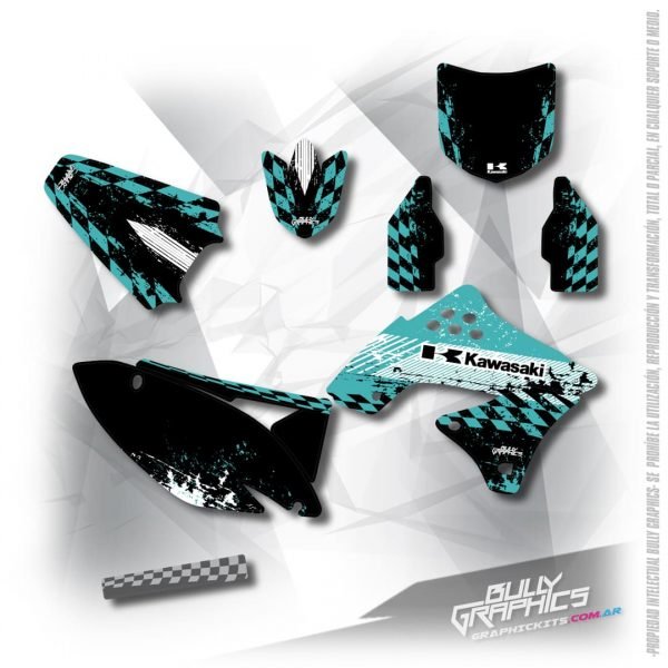 flag 2 KAWASAKI MX GRAPHICS