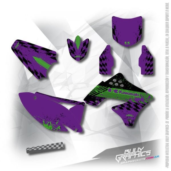 flag 3 KAWASAKI MX GRAPHICS