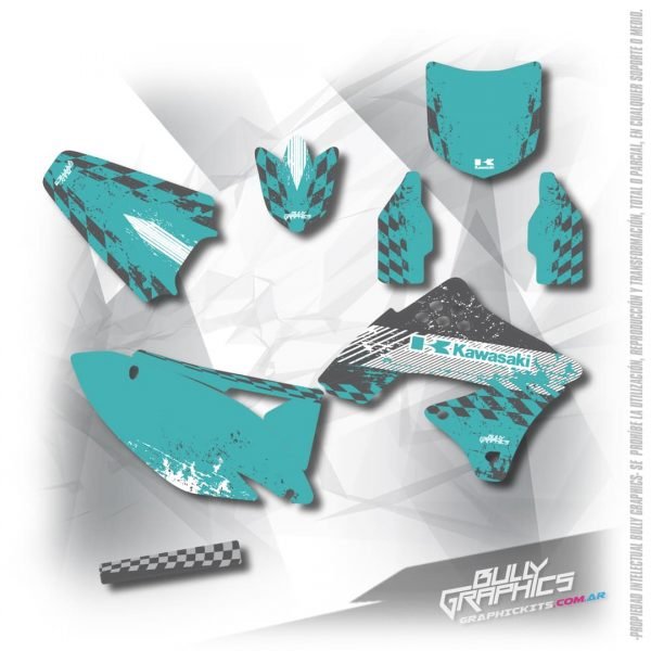 flag 4 KAWASAKI MX GRAPHICS