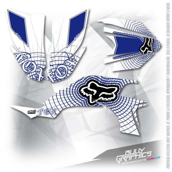 fox 3 YFZ450 graphic