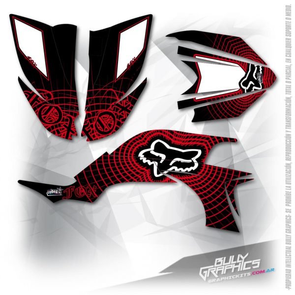 fox 5 YFZ450 graphic