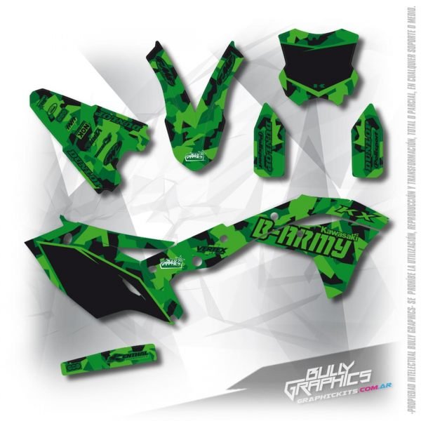 geocam 3 KAWASAKI MX GRAPHICS