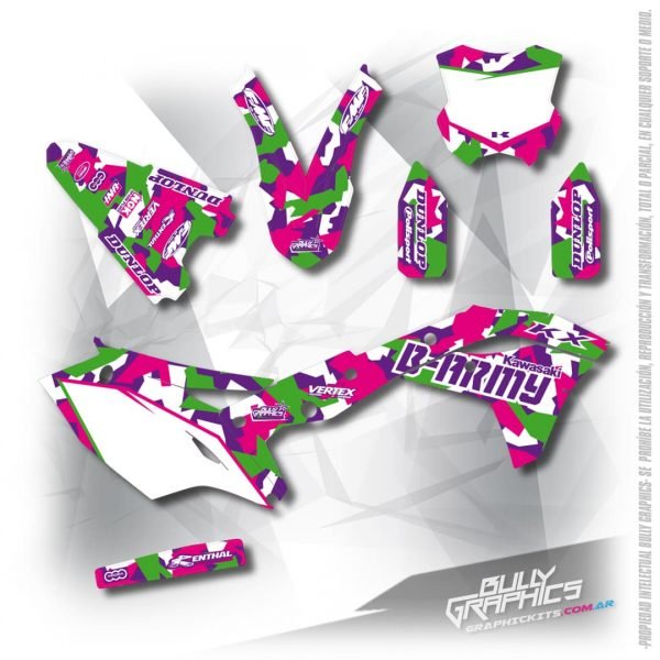 geocam 4 KAWASAKI MX GRAPHICS