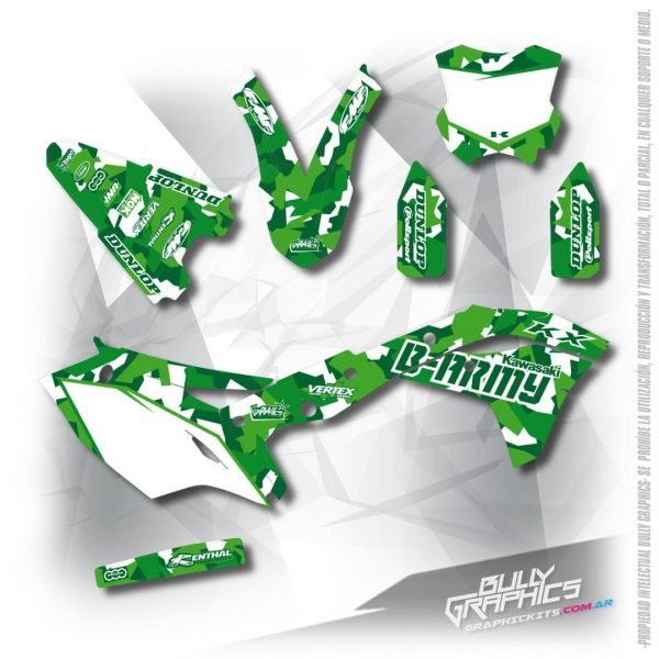 geocam 6 KAWASAKI MX GRAPHICS