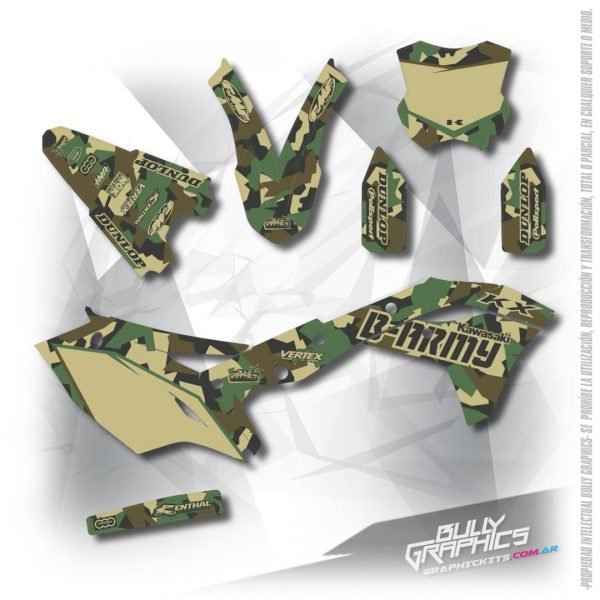 geocam KAWASAKI MX GRAPHICS