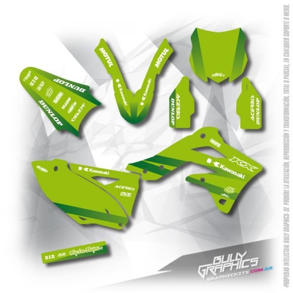 light 3 KAWASAKI MX GRAPHICS