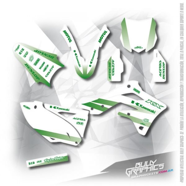 light 6 KAWASAKI MX GRAPHICS