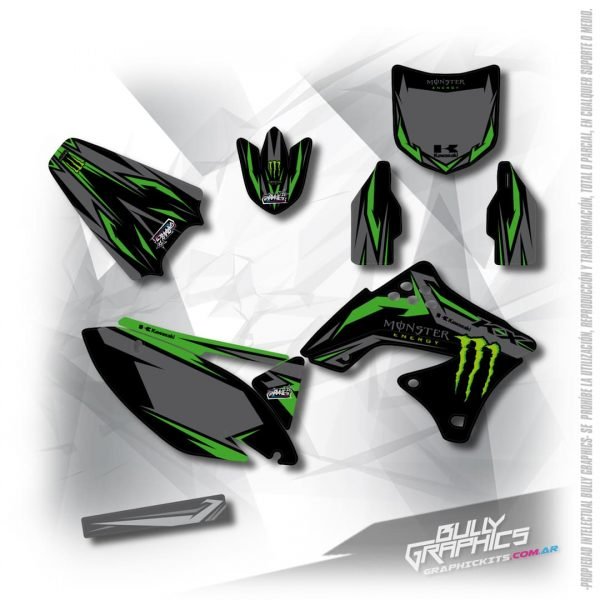 monster 2 KAWASAKI MX GRAPHICS