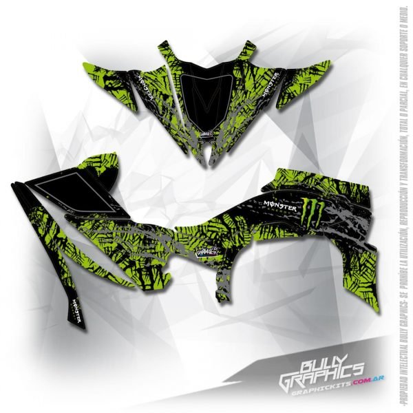 monster 3 YFZ450R graphics