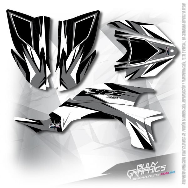 rave 5 YFZ450 graphic