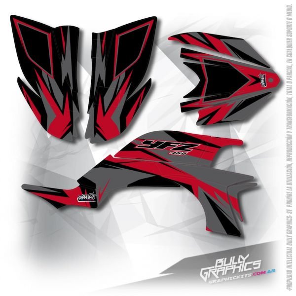 rave 6 YFZ450 graphic
