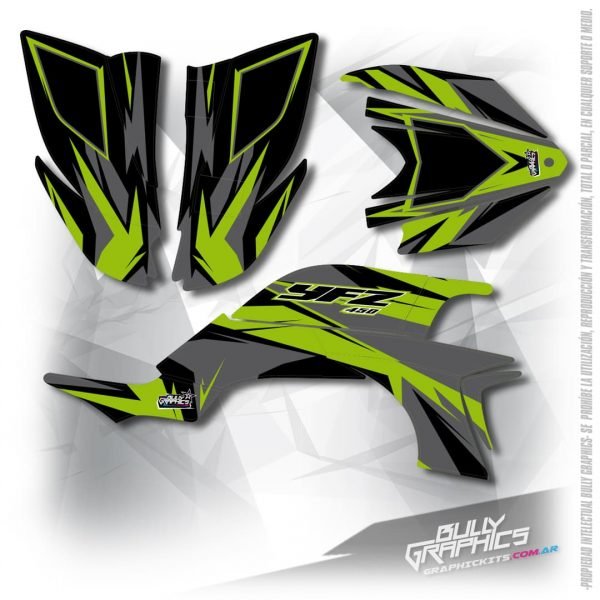rave 7 YFZ450 graphic