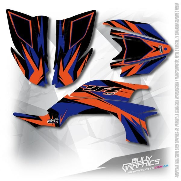 rave 8 YFZ450 graphic