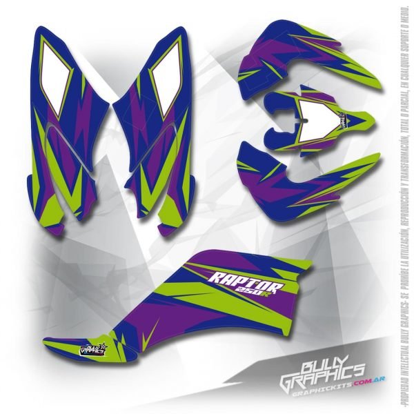 rave 9 raptor250 graphics