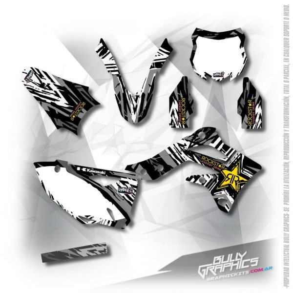 rockstar 2 KAWASAKI MX GRAPHICS