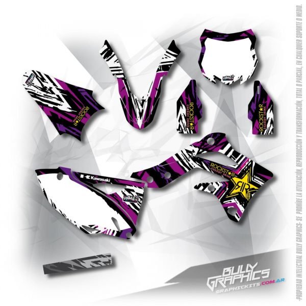 rockstar 3 KAWASAKI MX GRAPHICS