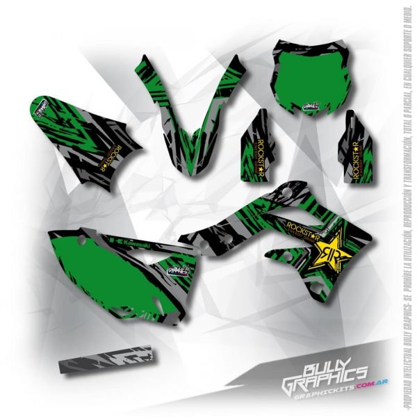 rockstar 4 KAWASAKI MX GRAPHICS
