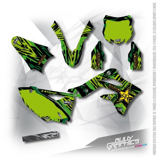 rockstar 5 KAWASAKI MX GRAPHICS