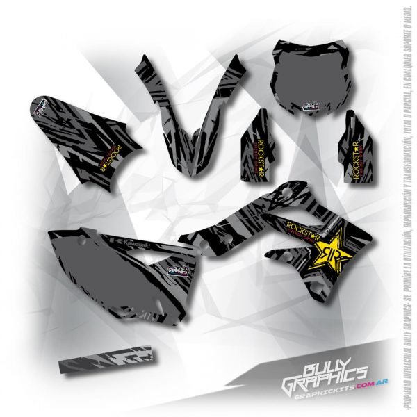 rockstar 6 KAWASAKI MX GRAPHICS