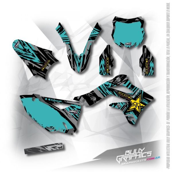 rockstar 7 KAWASAKI MX GRAPHICS