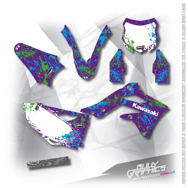 splash 6 KAWASAKI MX GRAPHICS