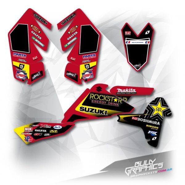 suzukiteam 3 LTR450 graphics
